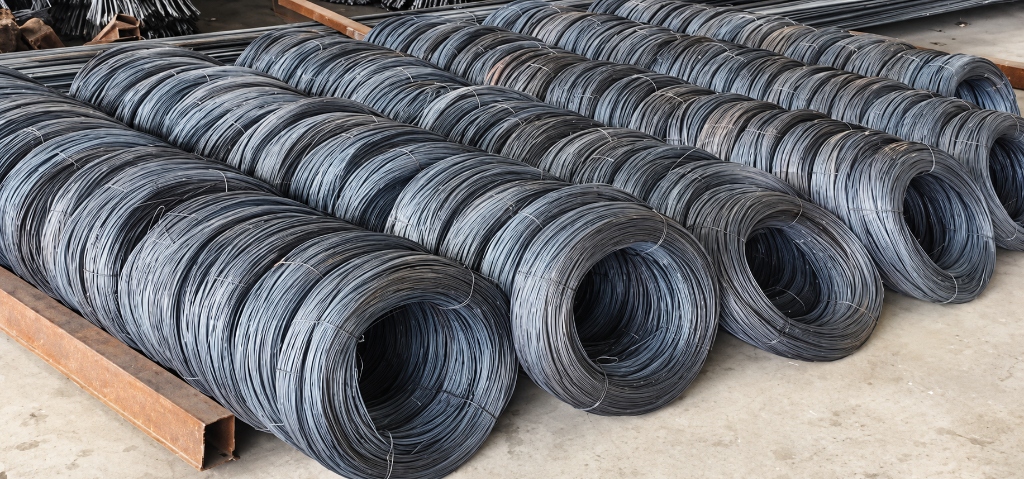 Industrial steel binding wire coils and products available at Srinivasa Steel